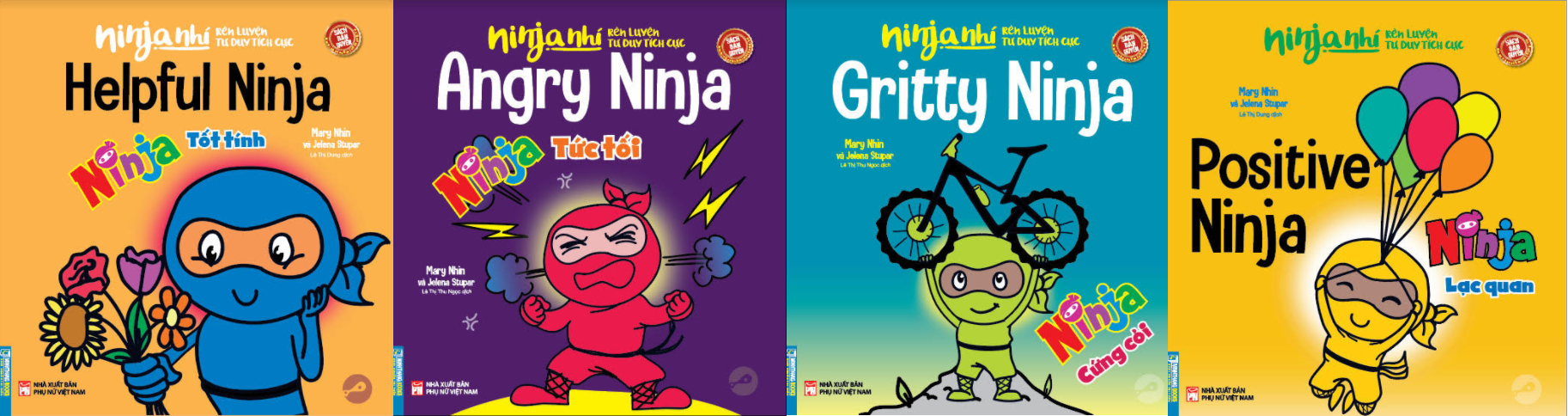 Ninja books in Vietnamese by Mary Nhin